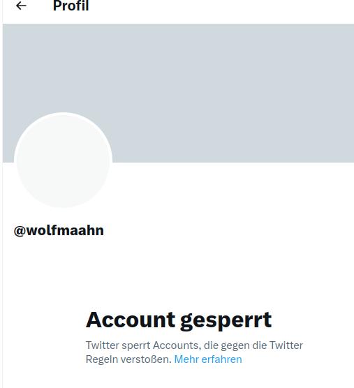 Wie es ausschaut wurde der Account von <a href="/Wolfmaahn/">Wolf Maahn Archive Account</a> gesperrt!? Das sollte Anlass sein, mit einem wirklich freien  Account zu starten. social.cologne/@wolfmaahn

#VogelRIP