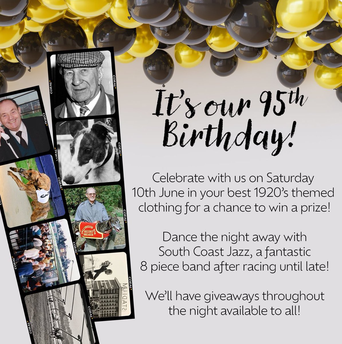 It’s a huge night of celebration @hovegreyhounds this evening!
#comeracing
#birthdaycelebrations