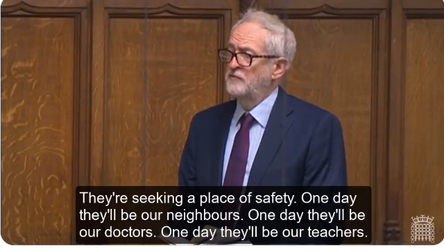 daveatherton's tweet photo. Former Labour leader @jeremycorbyn on migrant doctor & teachers. Germany found;

-68% illiterate
-2 year course had a 70% drop out rate
-3 year course to become a nurse, out of 27 only 3 graduated

Sweden:

-Scania employed 100 migrants. Within 3 months 90% had been fired or quit. Could not get to work on time & could not work co-operatively 
-79% of "desperate" migrants had returned home on vacation