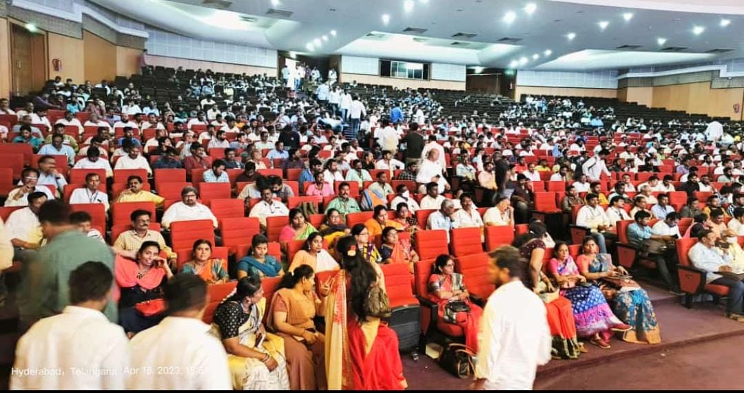 TsWelfare's tweet photo. TGPVWA State Plenary – 18th April 2023 at Shilpa Kala Vedika Hyd. https://t.co/nlFTzjhsXt