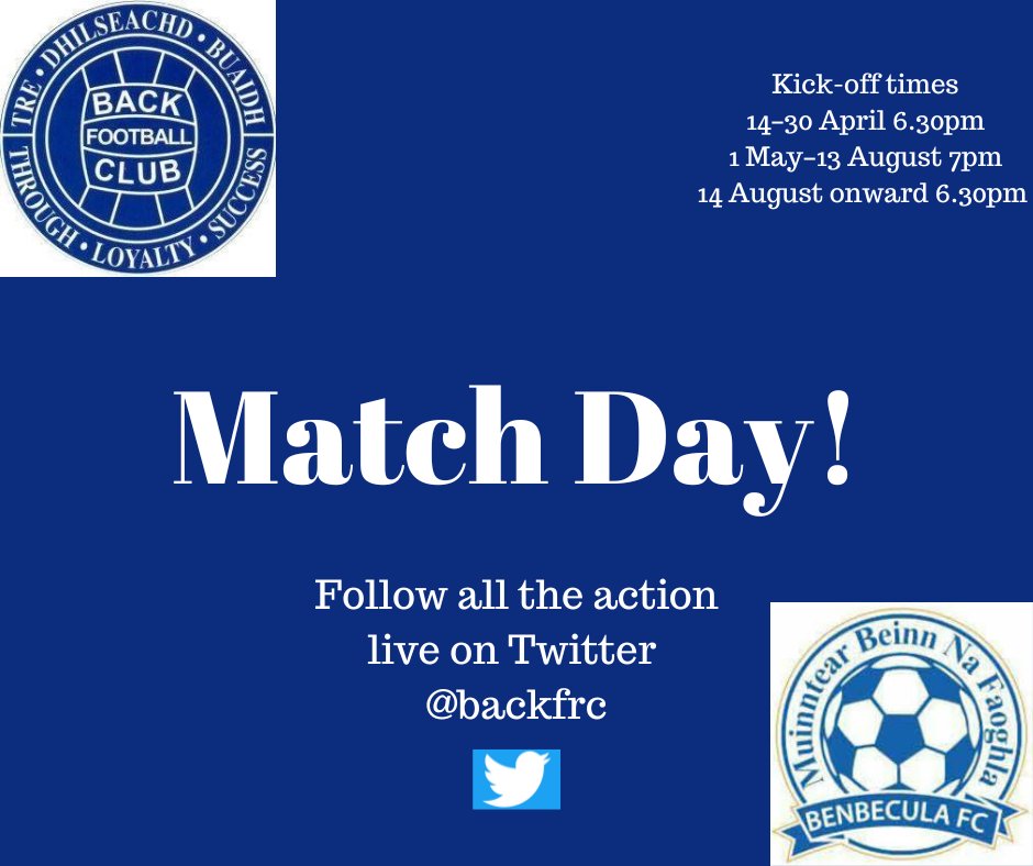 backfrc's tweet photo. 🔵⚪Match Day🔵⚪
⚽️ Back v @Benbecula_FC
🏆Co-op Cup
🏟 Upper Coll
🕛 KO 12pm

Come and join us for an early kick off at Col Uarach. The sun is shining ☀️- perfect day to watch a match! https://t.co/AE6YShfAiZ