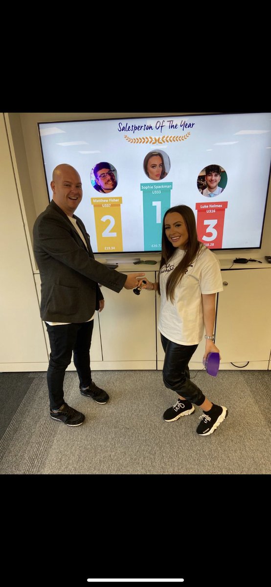 Sophie Spackman (@sophs_erac) on Twitter photo Yesterdays final intern event 🙌🏽 I’ve had the best year at Enterprise and met some amazing people❤️ To top it off Winning Sales Person of the year for the north🙌🏽 Thankyou <a href="/U3Development/">Si Crumbleholme</a> <a href="/ChrisBeaumontU3/">Chris Beaumont U3 Development</a> Yesterdays final intern event 🙌🏽 I’ve had the best year at Enterprise and met some amazing people❤️ To top it off Winning Sales Person of the year for the north🙌🏽 Thankyou <a href="/U3Development/">Si Crumbleholme</a> <a href="/ChrisBeaumontU3/">Chris Beaumont U3 Development</a>