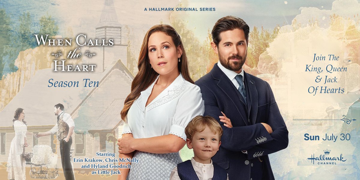 Fifty more days and the wait is over, #Hearties!  Are you excited?!!!!
#WhenCallsTheHeart #WCTH, #LucaBeth @erinkrakow @ChrisMcNally_ @HylandGoodrich @WCTH_TV @hallmarkchannel #AllInForSeason10 #LucasBouchard #ElizabethThornton #TheBouchards #GoodThingsComeToThoseWhoHope
Image…
