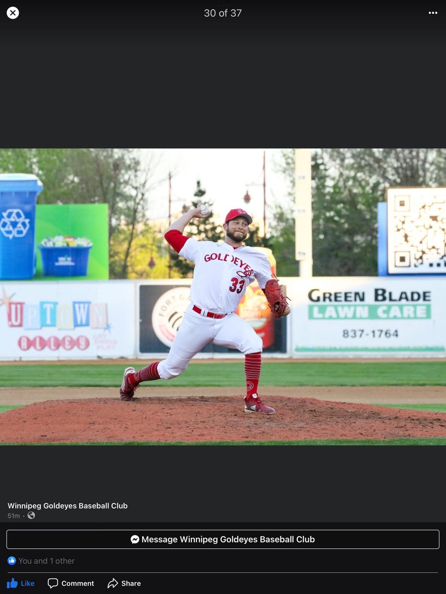MarklundJoe's tweet photo. Happy 27 th birthday Brandon . As usual you will not be home . This one will be special as you will have CANADA across your chest once again . 🇨🇦🇨🇦🇨🇦🇨🇦 ⁦@bmarklund13⁩ ⁦@baseballcanada⁩ ⁦@Wpg_Goldeyes⁩ https://t.co/sT8R3Tog7b