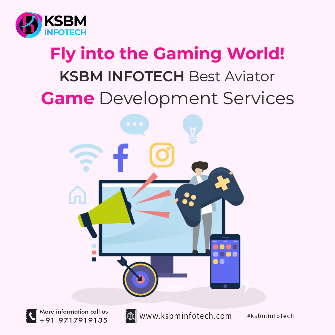 ksbminfotech91's tweet image. Discover the thrilling world of game development with KSBM Infotech's Aviator Game Development Service.
Don't miss out on this incredible opportunity to make your mark in the gaming industry. Strap in and let your imagination soar!

 #AviatorGameDevelopment #GamingAdventure