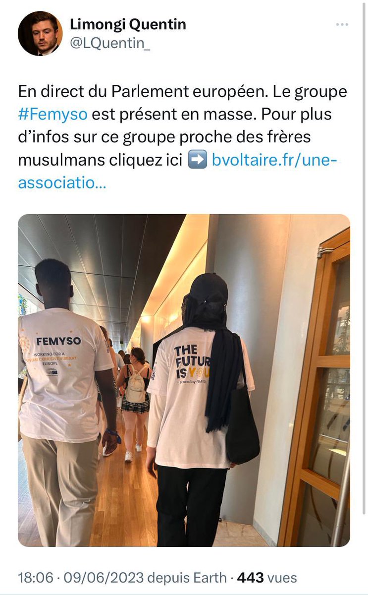 A line has clearly been crossed 🚨 

This is targeted harassment against minority youth at #EYE2023 by an APA

There is no argument that the use of such language will incite violence against a group who are constantly harassed by fascists. 

Unacceptable! <a href="/Europarl_EYE/">European Youth Event</a>