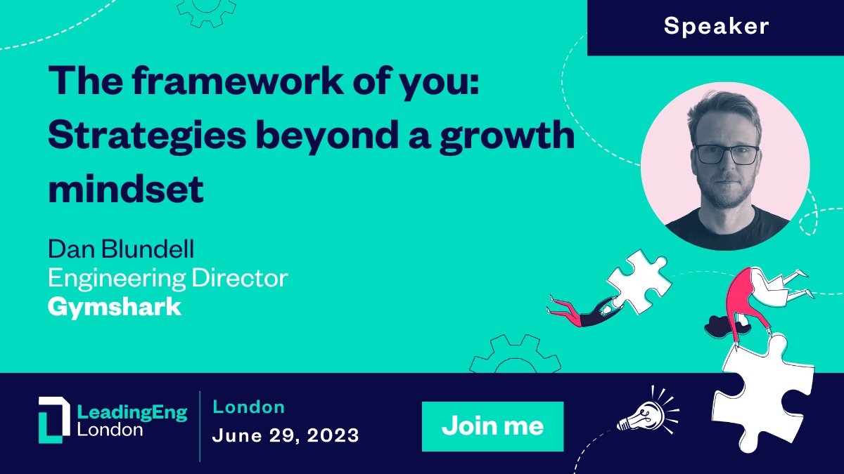 TheLeadDev's tweet photo. Don’t miss @danblundell from Gymshark at #LeadingEngLondon on June 29 with his talk on ‘The framework of you: Strategies beyond a growth mindset.’ Together, you’ll explore ways to understand yourself and your own capabilities! https://t.co/jrfz78dcyw https://t.co/CCKvTJLSJE