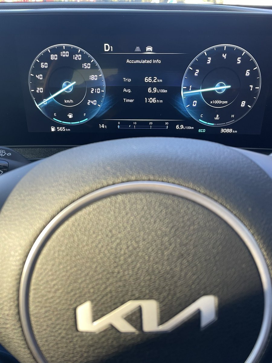 thecarlott's tweet image. This week we welcome this beaut😍😍 The @KiaSouthAfrica Sportage GT-Line S. 

As per usual, range test time. It arrived, range was 595km. So far we have driven 66km and the remaining range is 565km. We reckon we can get +- 700km. 

Updates to follow.

#KiaSportage
#KiaTsamaya