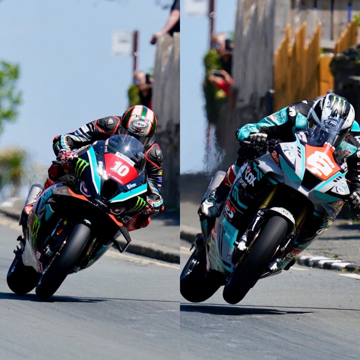 Who will win the 2023 Senior TT 🏆       It’s set to be an epic battle between Peter Hickman & Michael Dunlop. Can anyone else ride at the pace these two have shown so far? #iomtt