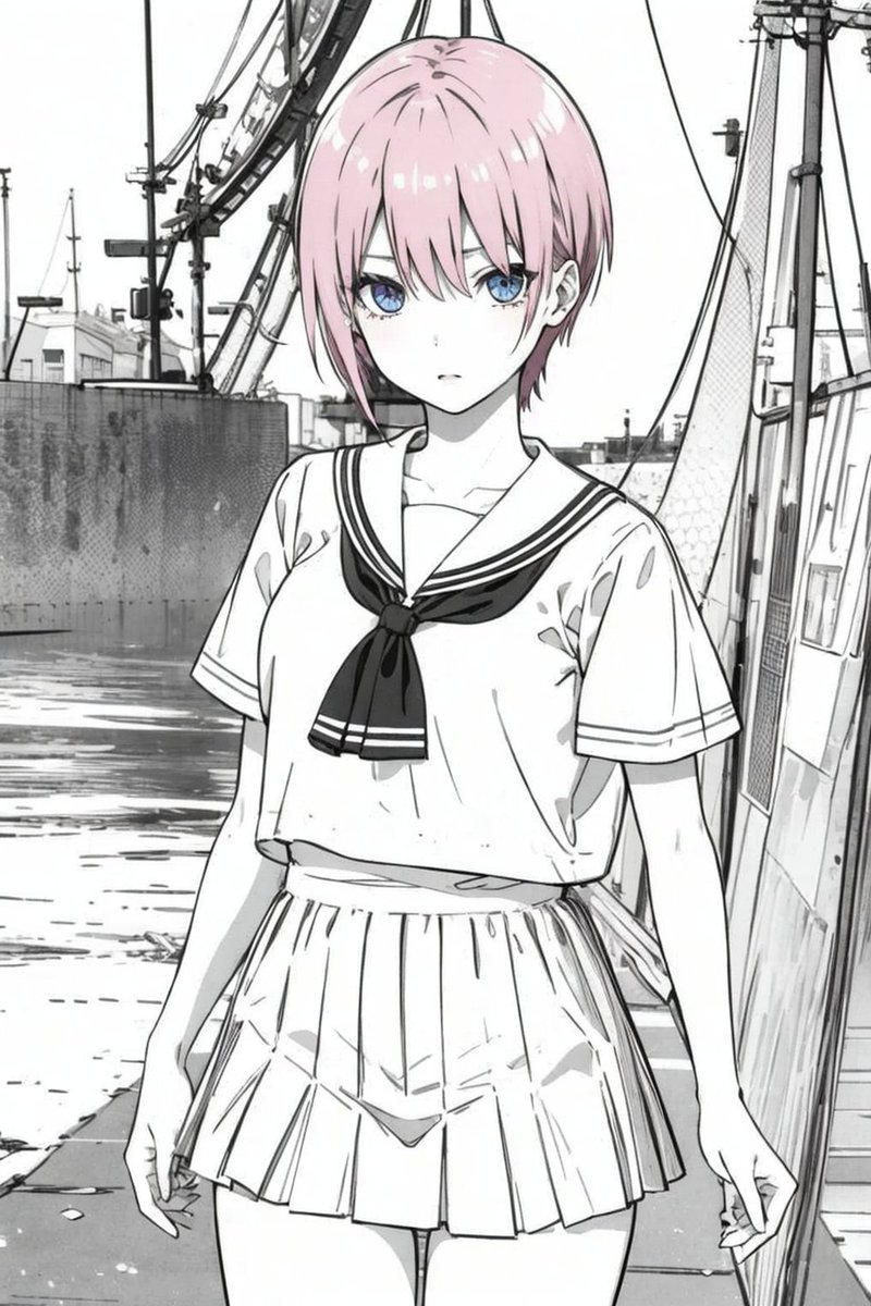 とある理由で復活のメリィ〜さん@さんがTwitterに投稿した中野一花(五等分の花嫁)のイラスト。