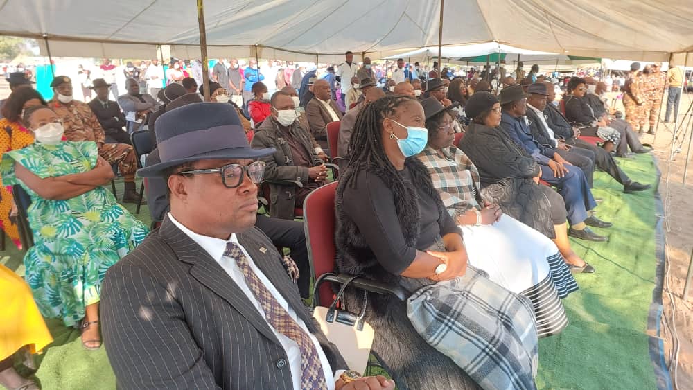 NBCDigitalNews's tweet photo. The church service of the mass funeral is currently underway at the homestead of the Shishugho family.

Community members came out in numbers for the burial of the 16 family members who died of what is suspected to have been poisonous food.

Officials in attendance are Frans Kapofi, Minister of Defence, who is expected to deliver a speech on behalf of the government; John Mutorwa, Minister of Works and Transport; McHenry Venaani, President of the Popular Democratic Movement; Faustina Caley, Deputy Minister of Education, Arts, and Culture; Bonifatius Wakudumo, Governor of the Kavango East Region; and many local councillors.

The deceased are expected to be buried later today at Kayova Cemetery.

Report: Denis Manuel
#NBCNews #nbcDSTV282 #nbcdigitalnews #nbcGOtv91