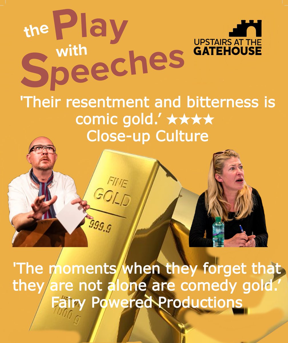 Last weekend before our "comic gold" comedy opens Tuesday <a href="/GatehouseLondon/">Upstairs At The Gatehouse</a>. Just SIX performances!  upstairsatthegatehouse.ticketsolve.com/ticketbooth/sh…