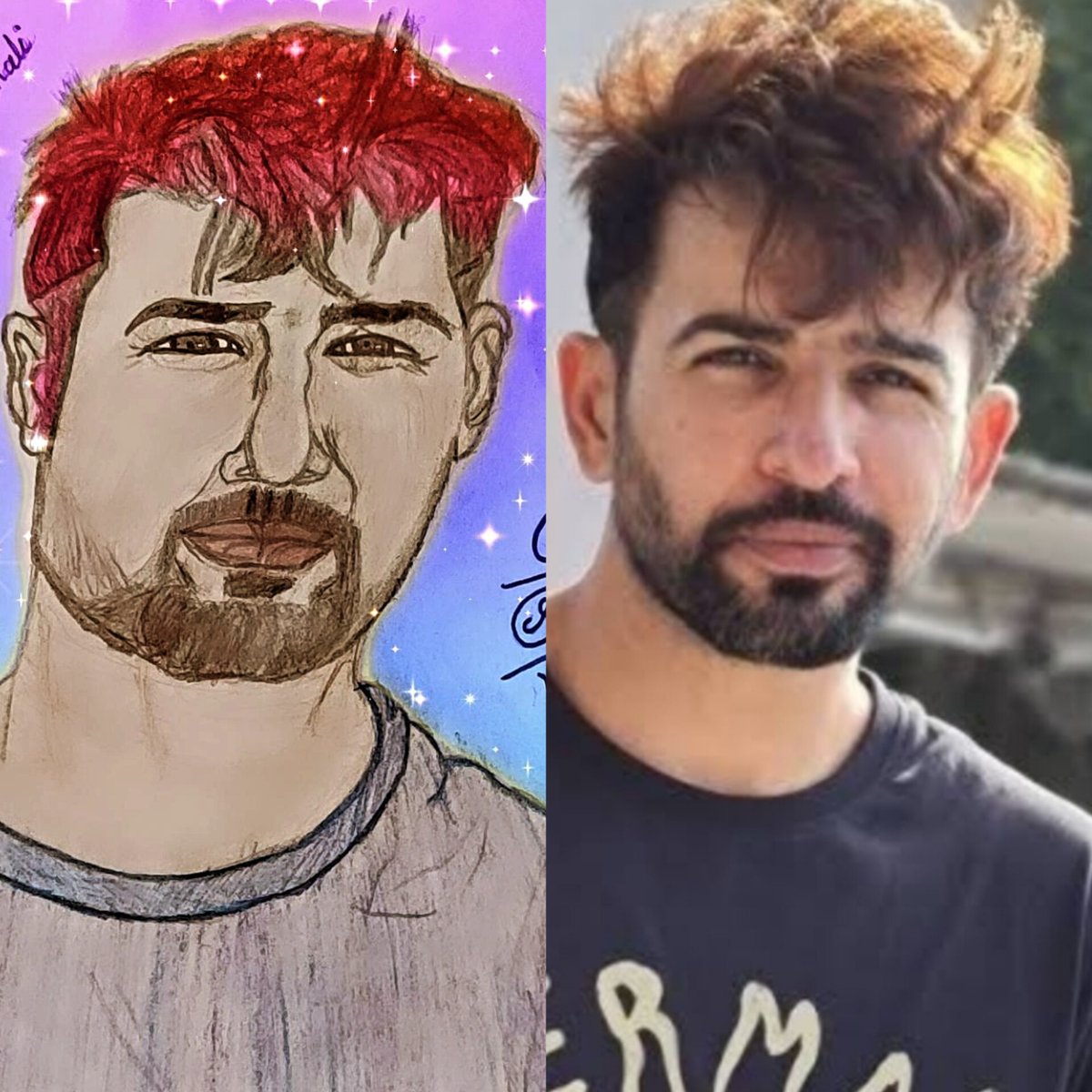 shrijiacharyaa's tweet photo. #🧿Myartshrijiart🧿 #jaybhanushali #4june2023 #jay @imjaybhanushali
 My✏️ #Sketchs  #Madebyme‌ #shrijiart
#myeverythingpainting🎵🎶🎨
#ilovepainting #paintinglover 🎨 #chhutkkiacharya #Shrijiacharya https://t.co/1cnPAxj2GJ