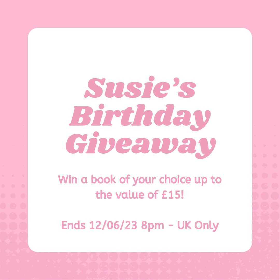 It’s my birthday next week so lets have a #giveaway to celebrate!

To enter simply retweet, tag a friend and make sure you’re following me 🥳🎂🎉