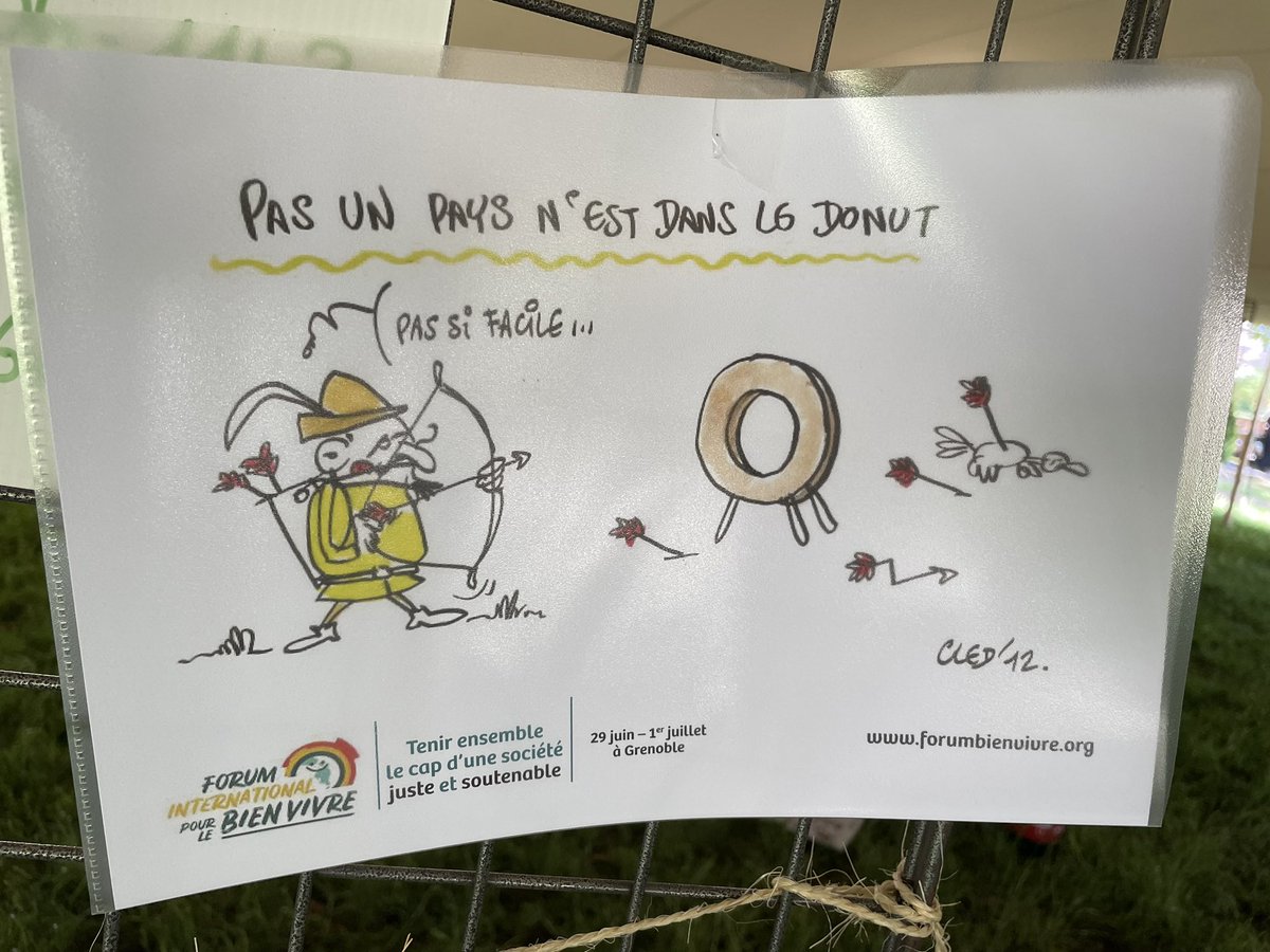 We’re in l’Espace Donut! A giant Donut tent in the beautiful Parc George Pompidou for <a href="/VilledeGrenoble/">Ville de Grenoble</a> Ville en Transition. Exploring Grenoble’s Donut with residents and discussion ways to bring even more people into the dialogue of Grenoble’s future