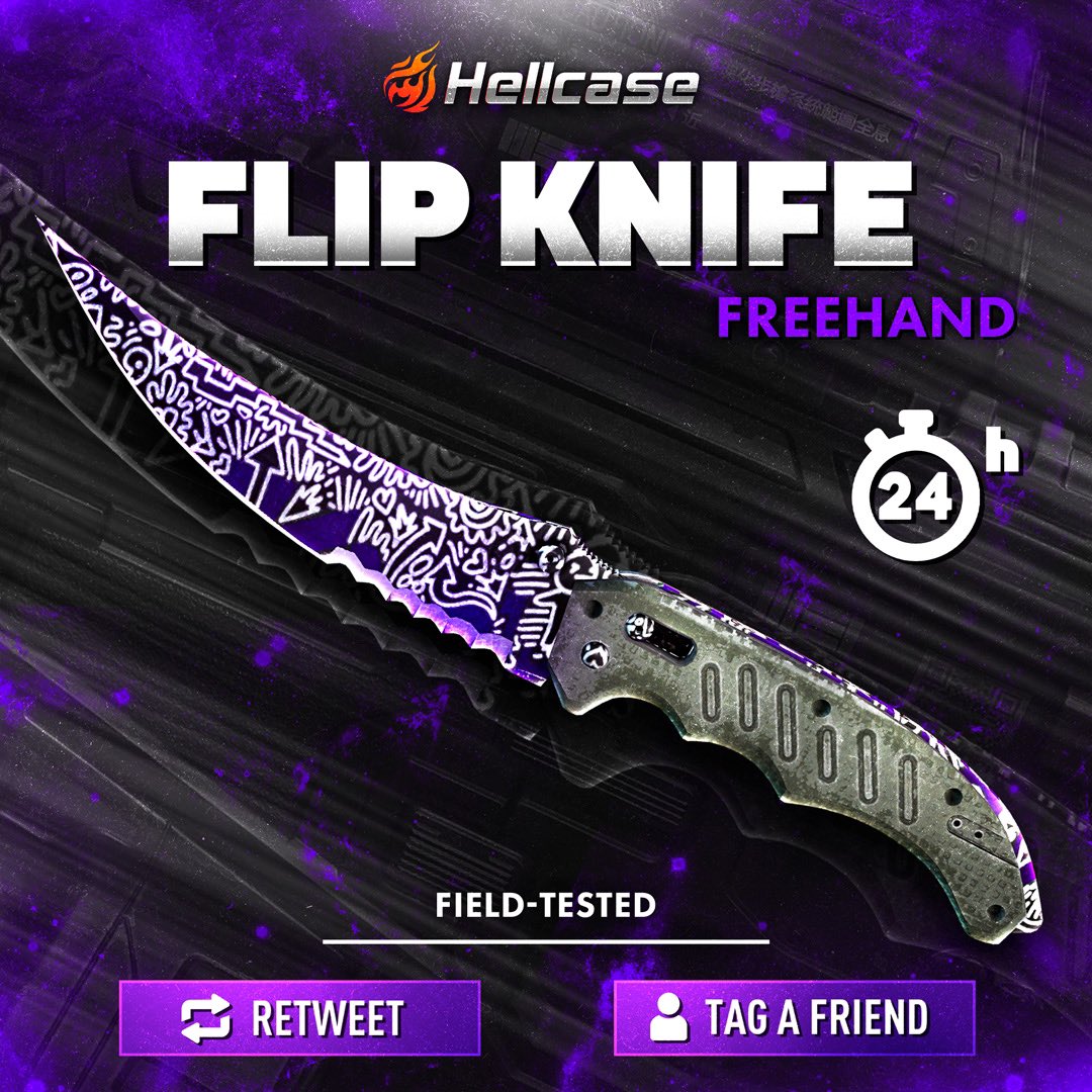 🎁 FAST GIVEAWAY 🏁

👇 Tag Your Best Friend & Like
🚀 Follow us
🔥 Retweet this post
😎 The winner of the previous giveaway is @bobzien09 

#hellcase #csgo #cs2 #csgoskin #csgoskins #csgoskinsgiveaway #csgocases #csgocase #hellcasegiveaway #csgoskinsfree #csgoskinsgiveaway