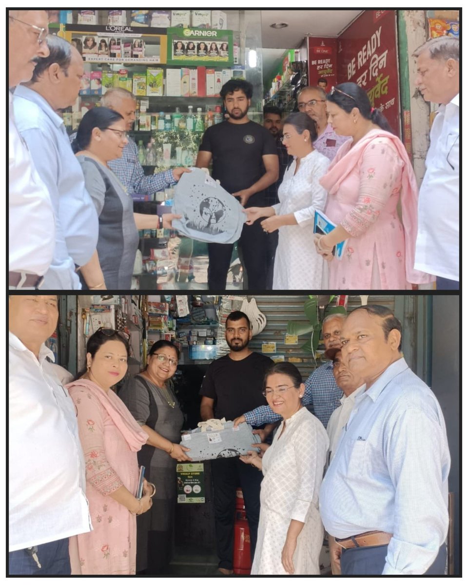 Swachh Survekshan MCD (@sbm_mcd) on Twitter photo MCD CLZ <a href="/DcClz/">Dy.Commissioner, Civil Lines Zone</a> in association with Why Waste Wednesdays Foundation inaugurated 20 Vikalp(Borrow A Cloth Bag) stalls in august presence of Hon'ble Councillor Timarpur, Ms. Promila Gupta in New Market
#BeatPlasticPollution
<a href="/SwachhBharatGov/">Swachh Bharat Urban</a>
<a href="/LtGovDelhi/">LG Delhi</a>
<a href="/OberoiShelly/">Dr. Shelly Oberoi</a>
<a href="/GyaneshBharti1/">Gyanesh Bharti</a> MCD CLZ <a href="/DcClz/">Dy.Commissioner, Civil Lines Zone</a> in association with Why Waste Wednesdays Foundation inaugurated 20 Vikalp(Borrow A Cloth Bag) stalls in august presence of Hon'ble Councillor Timarpur, Ms. Promila Gupta in New Market
#BeatPlasticPollution
<a href="/SwachhBharatGov/">Swachh Bharat Urban</a>
<a href="/LtGovDelhi/">LG Delhi</a>
<a href="/OberoiShelly/">Dr. Shelly Oberoi</a>
<a href="/GyaneshBharti1/">Gyanesh Bharti</a>