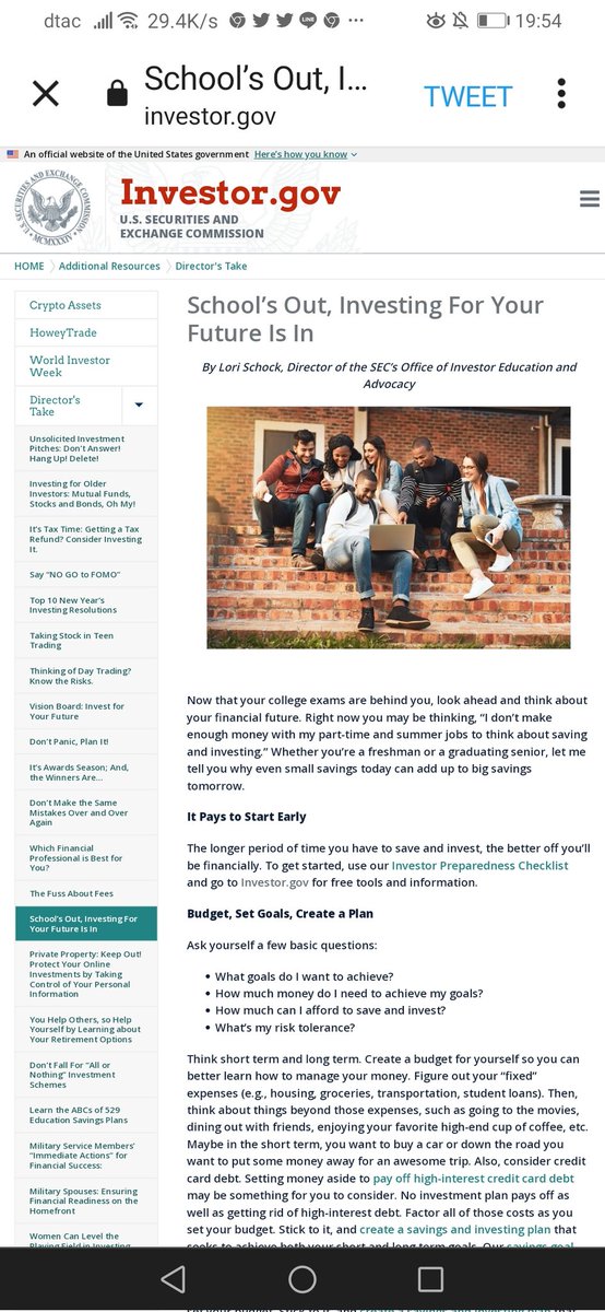 ข้อมูลนำมาจาก investor.gov ของ สหรัฐอเมริกา รู้สึกเหมือน เราอยู่กันคนละโลก 🥴🥴🥴🥴 #กกตต้องติดคุก