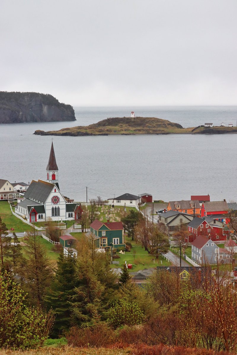 The rain held up a little so I decided to take a walk up Gun Hill here in Trinity, NL. Always an awesome view!