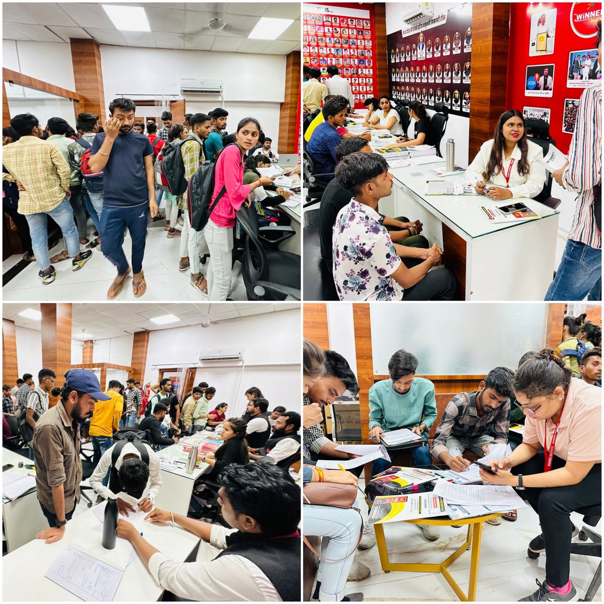 The_WiNNERS_Ins's tweet photo. 🔥🔥🔥विनर्स में प्रारंभ हुए नए बैचेस MPPSC, SSC, VYAPAM व BANK का उत्साह विद्यार्थियों में देखते बनता है
.
.
.
#thewinnersinstitute #adityapatelmaths #mathsbyadityasir #wearewinners #student #ssc #peb #esb #vyapam #mppsc #offlineclass #civilservices https://t.co/gAMUsO5tUA
