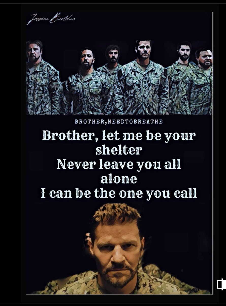 Brotherhood. We Got Your Back Brother. #bravoteam #SEALTeam #navyseals #SpecialForces #Military #sealteamparamountplus #sealteamfans #davidboreanaz #neilbrownjr #ajbuckley #justinmelnick #tylergrey #RaffiBarsoumian