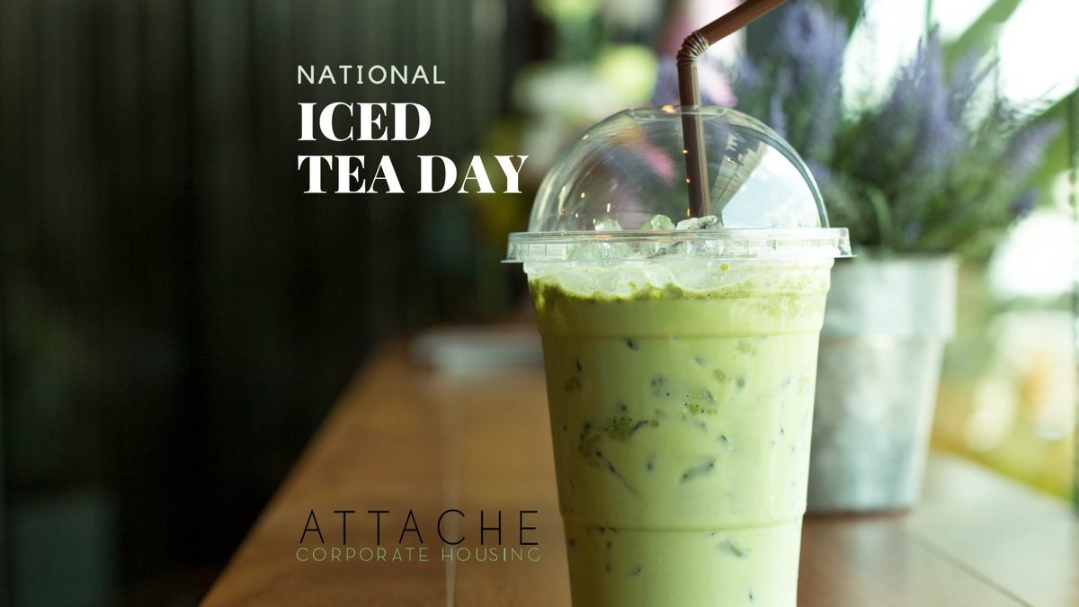 It's National Iced Tea Day! What better way to cool down on a hot day than with a nice cold glass of tea. Black, green, boba, matcha...what's your flavor of choice?

#NationalIcedTeaDay #DCliving #WashingtonDC

#StayCool #StayFresh #StayAttache
