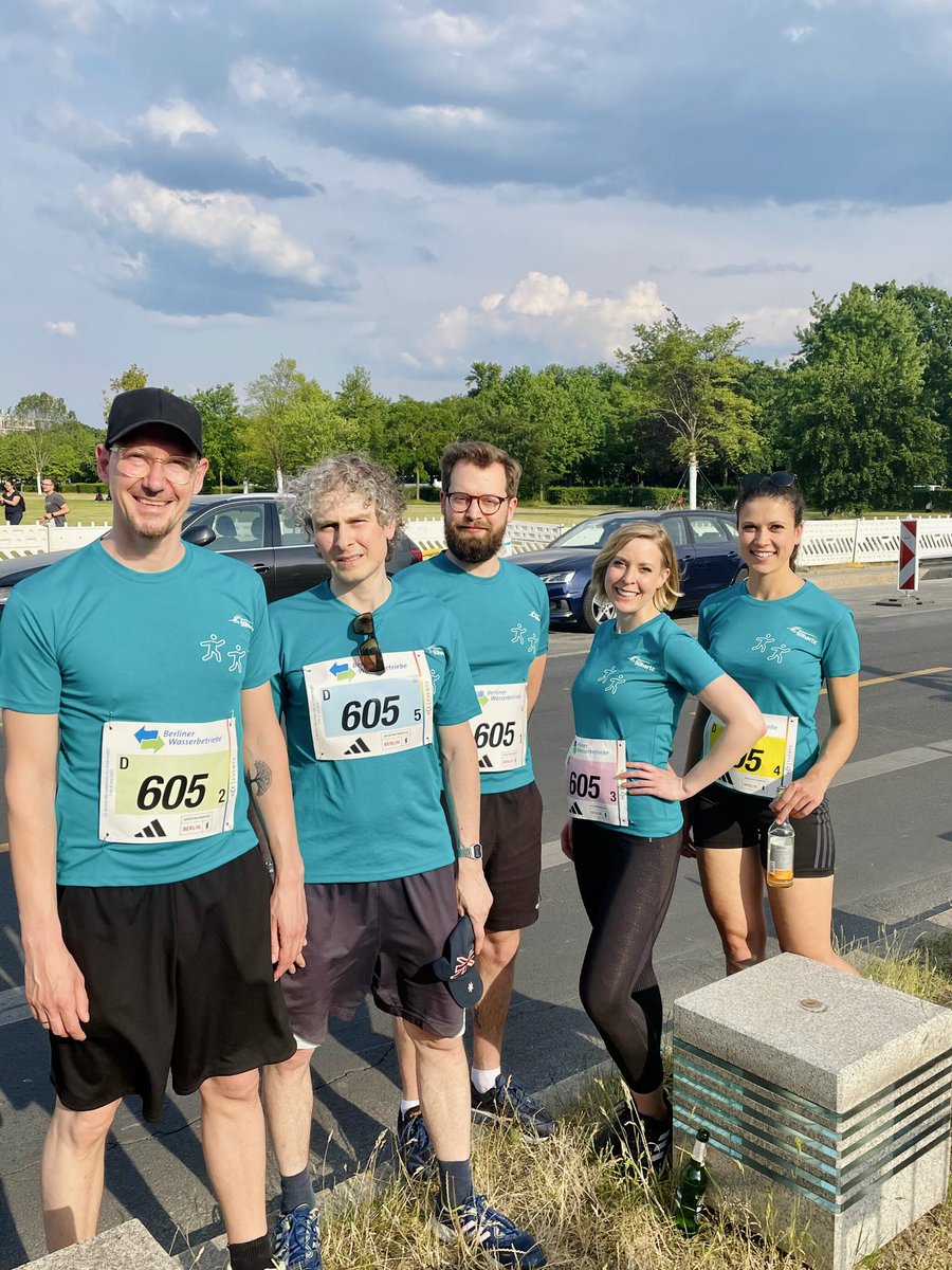 Das Team <a href="/50Hertzcom/">50Hertz</a> bei dem 5x5 km Staffellauf der Berliner <a href="/wasserbetriebe/">Wasserbetriebe</a> 2023! Wir laufen für die #Energiewende ⚡️