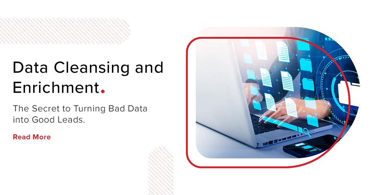 Having outdated, erroneous, and incomplete data in your CRM can hamper your campaign reach.   

Here’s an infographic to help you understand how data cleansing & enrichment can improve your ROI: bit.ly/43S6mWm 

#datacleansing #b2bdata #b2bdatasolutions