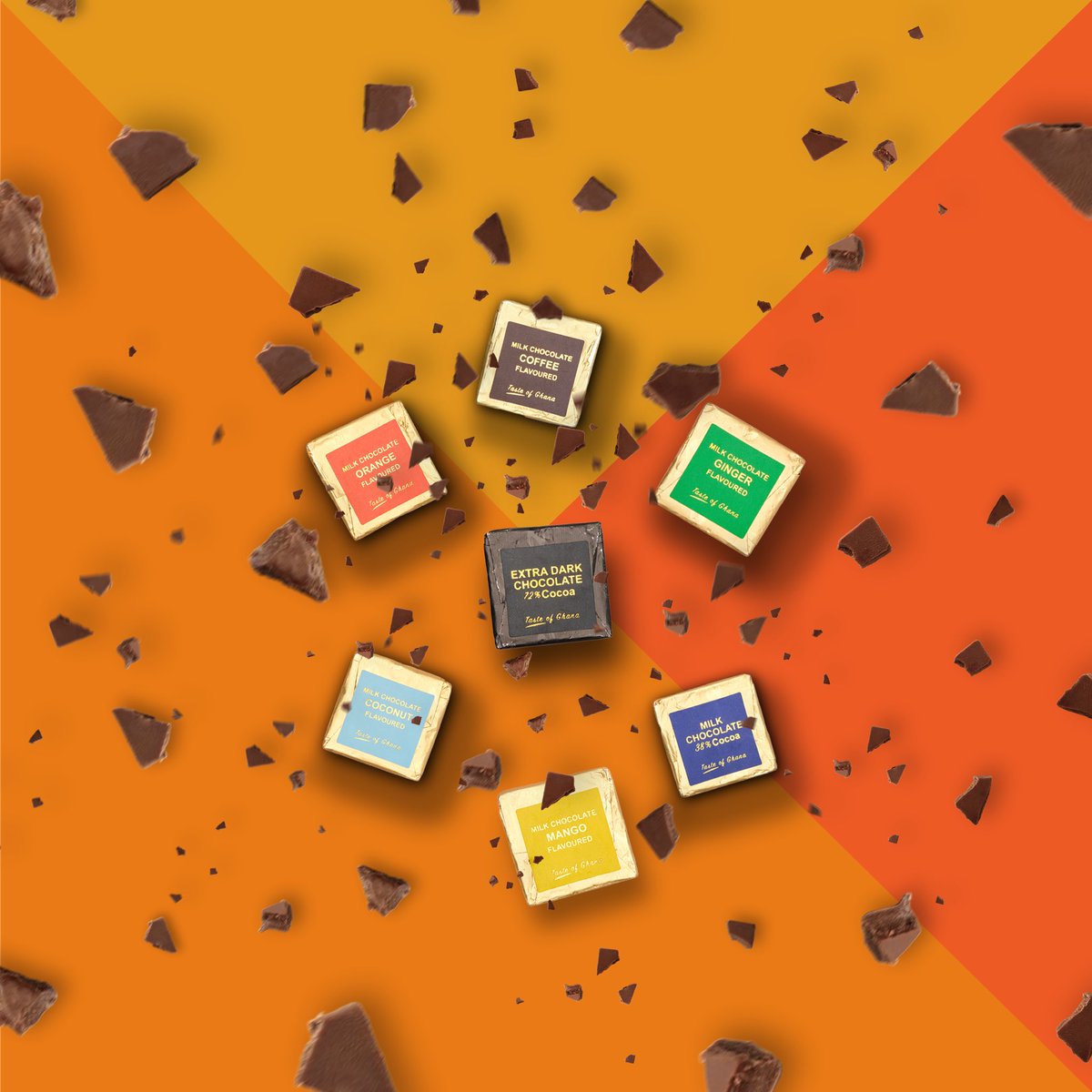 These bite sizes of our chocolate gives you a taste of each flavor, you can try these before opting for one of our full chocolate bars.

#NicheCocoa #nichechocolate #milkbites #milkpouch #tasteofGhana