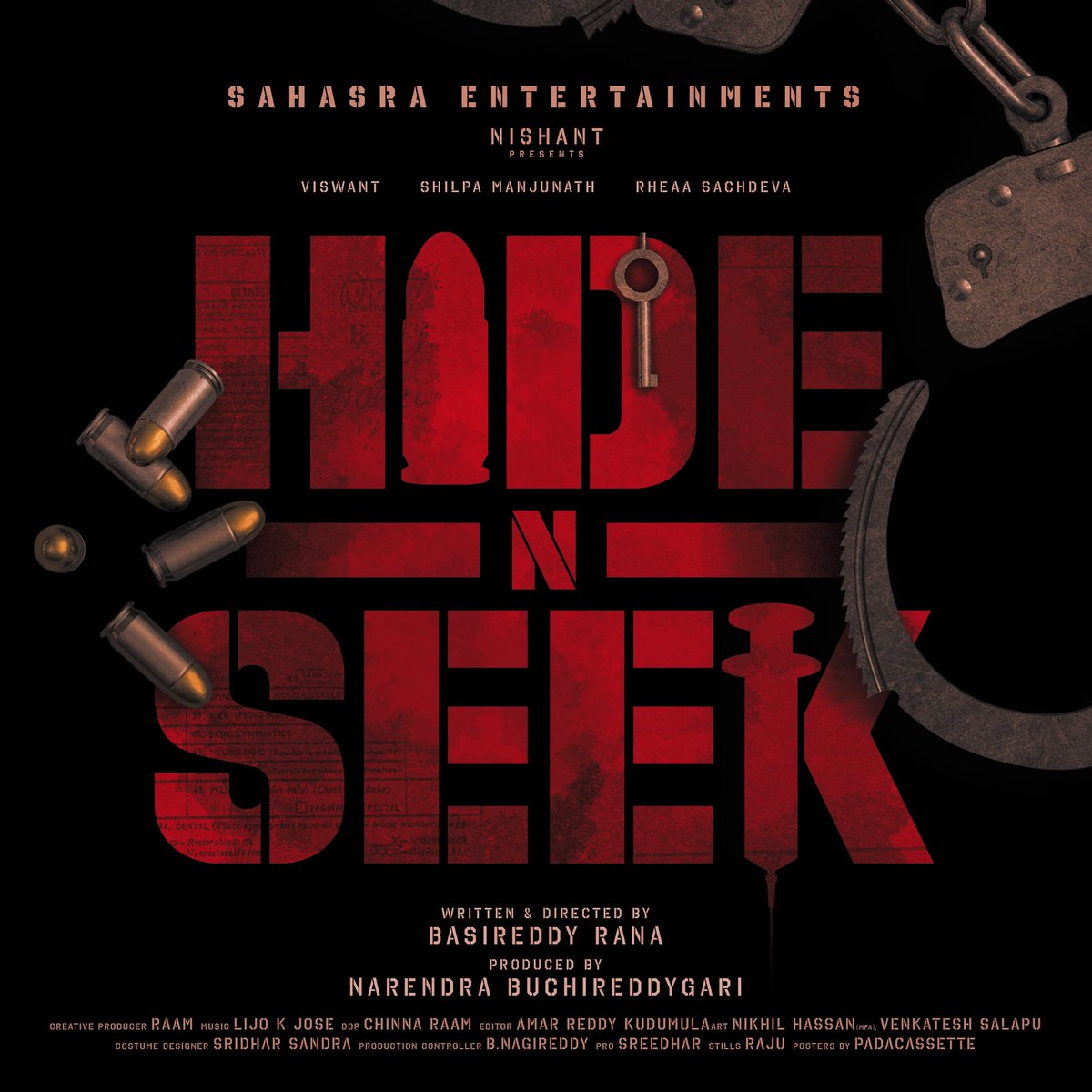 mynameisViswant's tweet photo. Here is my next !
“HIDEnSEEK”
Let’s play the game !
@mynameisViswant @basireddyrana #NarendraBuchiReddygari
@shilpamanjunat #RheaaSachdeva #RaamReddy #SahasraEntertainments #viswant #viswantduddumpudi https://t.co/zgXMiilMiT