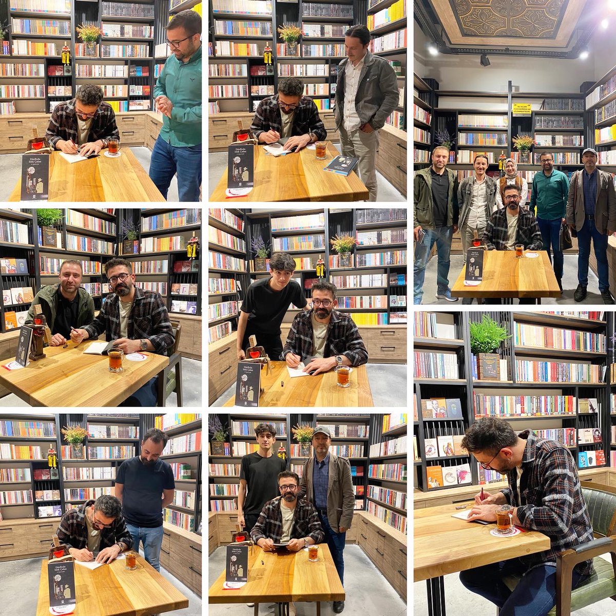Tokat’ta Vera Kültür Sanat’ta güzel bir program için davetliydim. ‘Düelloda Islık Çalan’dan yola çıkarak günümüz Türk şiiri ve Söğüt Dergisi odaklı söyleşi kendi adıma çok keyifli ve verimli geçti. Ardından imza etkinliği yapıldı. Değerli okurlar ve dostlar beni yalnız bırakmadı.
