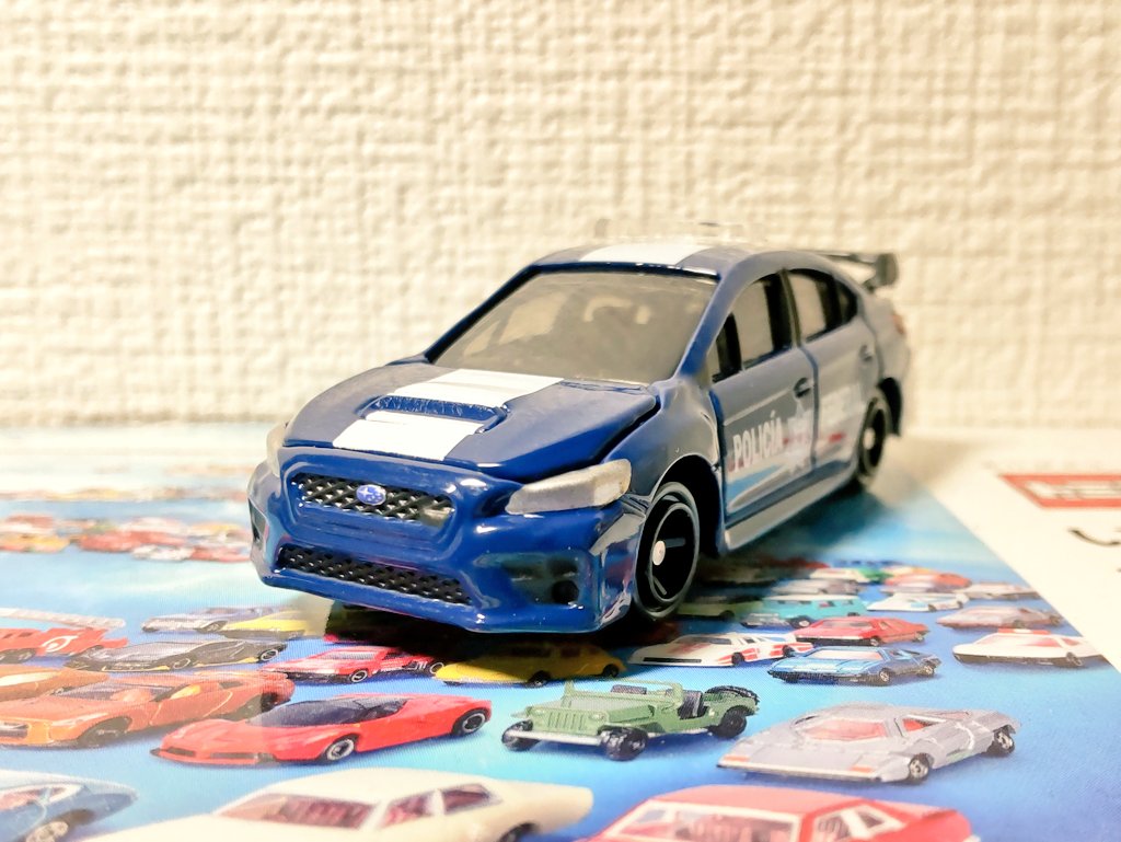 zamuseum's tweet photo. トミカ　イオンオリジナル
No.68　スバル　WRX STI Type S 
メキシコ警察仕様 https://t.co/dhkkKMBCJg