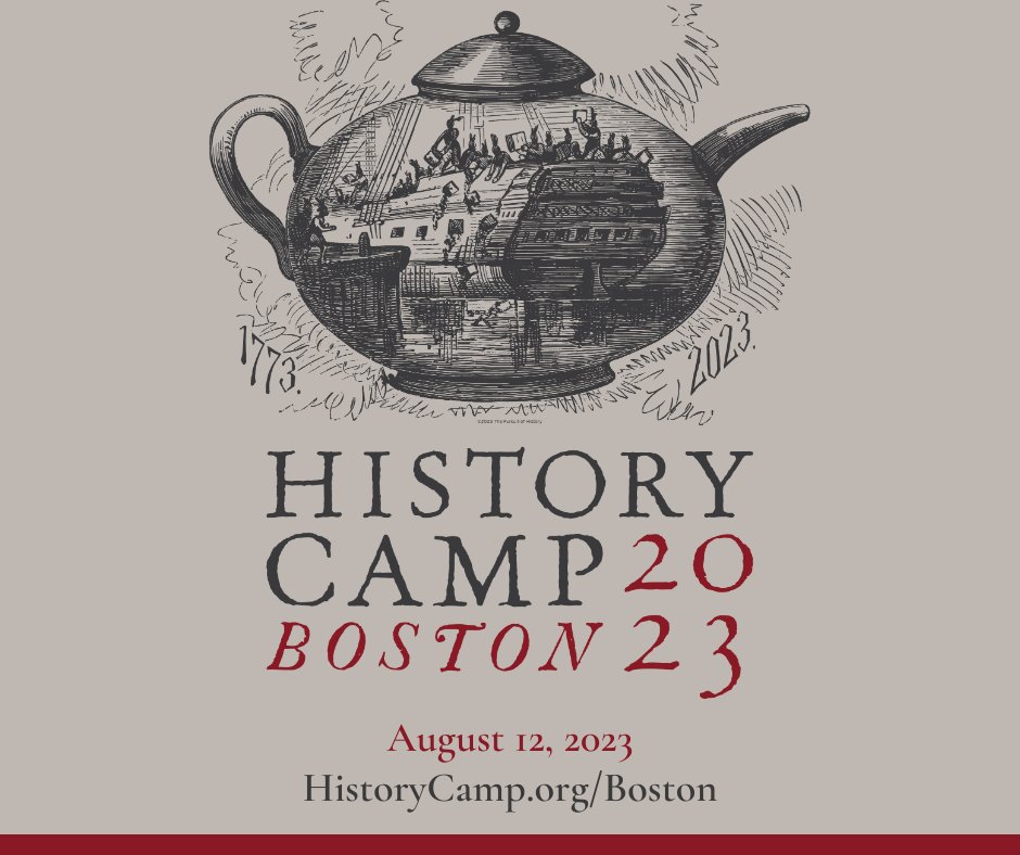 So many good things at History Camp Boston: History Camp Boston Sessions, Tours, and More - mailchi.mp/d027f52e9aec/t…