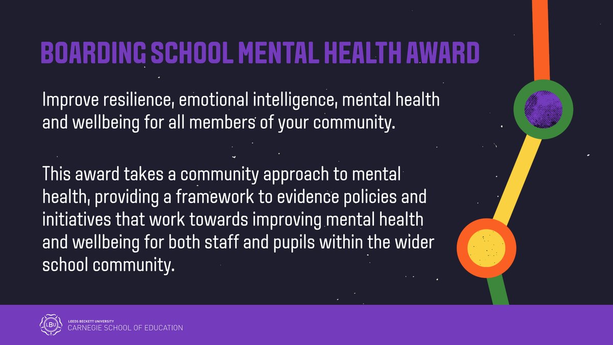 📣Has your Boarding School signed up for our School Mental Health Award yet?
Register here for only £495+VAT: ow.ly/5nWI50MUmRU
#mentalhealthmatters #schoolmentalhealth