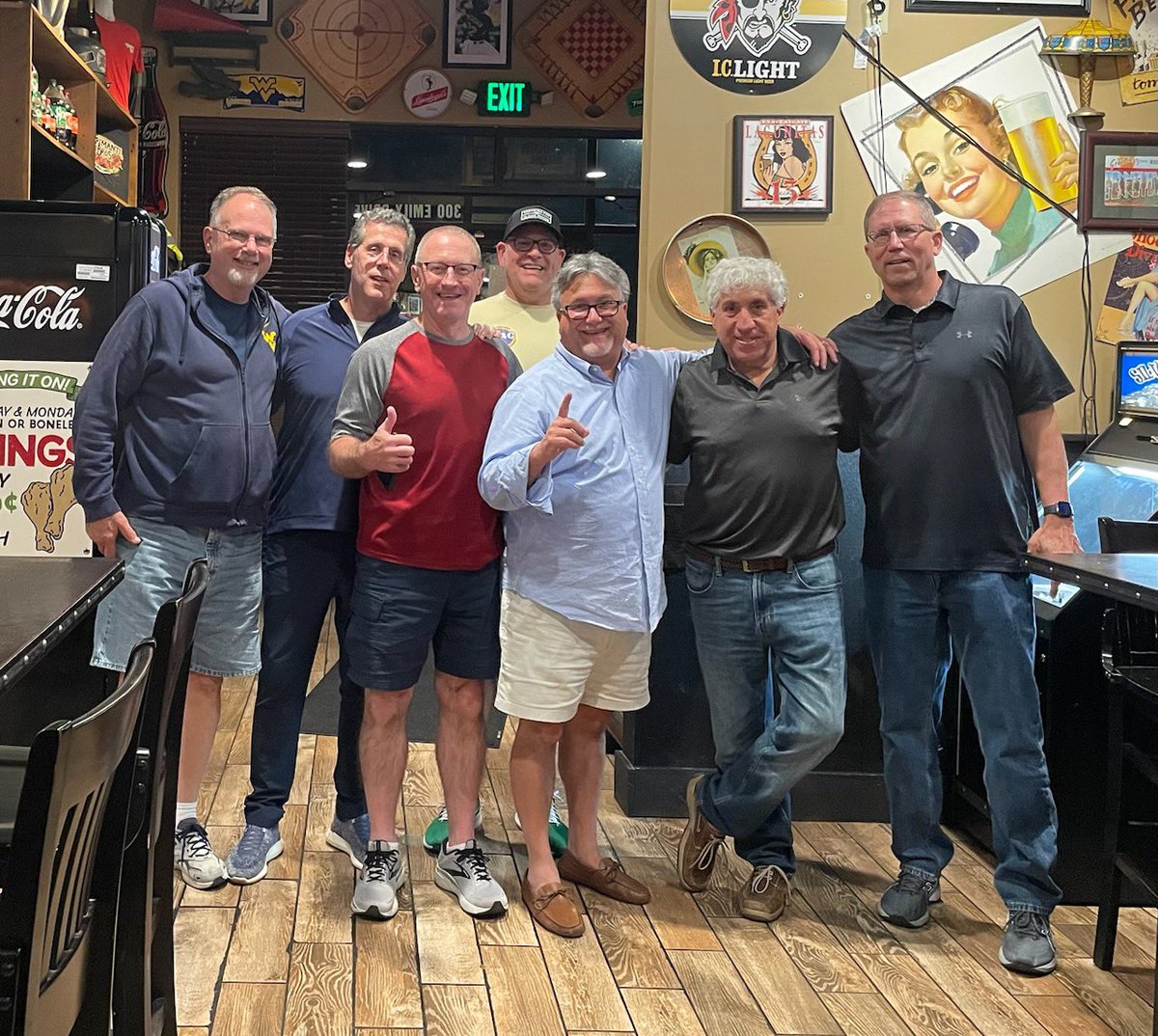 We’ve been friends for 40 years. Great to get together again.