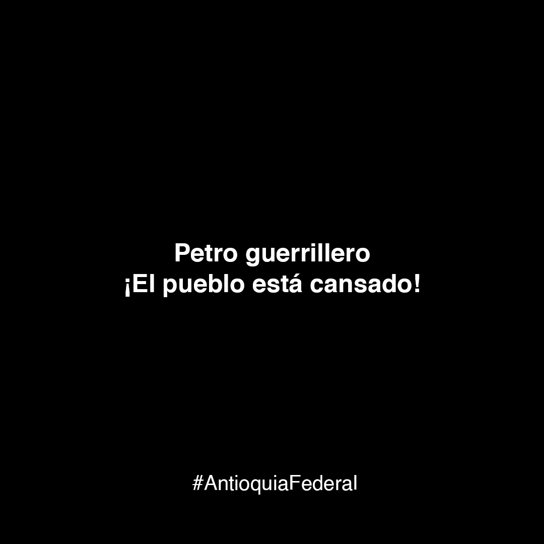 claravel86's tweet image. #ElEnemigoDeLaPrensa viene siendo aquel que teme a la verdad, esconde y engaña. Yo creo que son 3 palabras que describen perfectamente lo que significa este gobierno. 
#AntioquiaFederal
