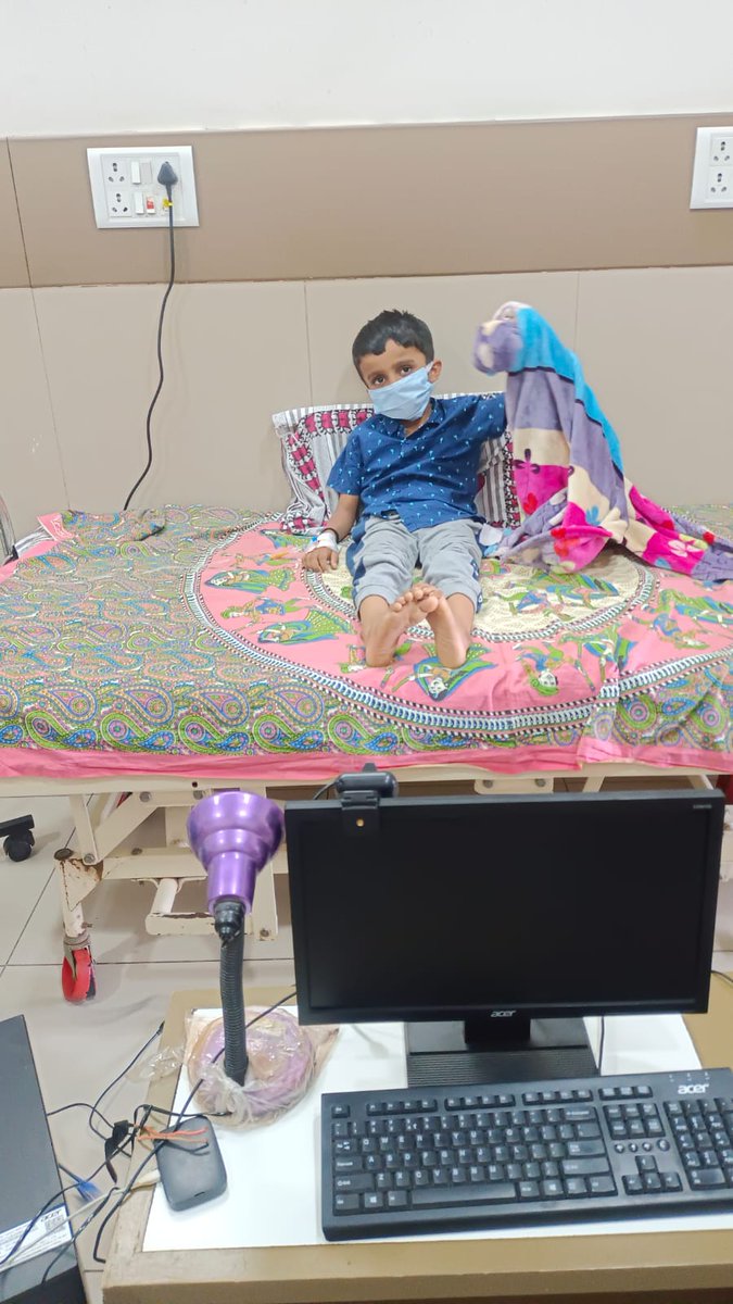 Janseva Kendra services extended upto hospital bed so that a boy suffering from cancer can be enrolled for #Aadhar and Prime Minister Jan Arogya Yojana #PMJAY .
<a href="/Bhupendrapbjp/">Bhupendra Patel</a>
<a href="/CMOGuj/">CMO Gujarat</a> 
<a href="/UIDAI/">Aadhaar</a>
<a href="/revenuegujarat/">Revenue Dep. Gujarat</a> 
<a href="/MoHFW_GUJARAT/">Ministry of Health</a> 
@GujHFWDept 
<a href="/InfoGujarat/">Gujarat Information</a>