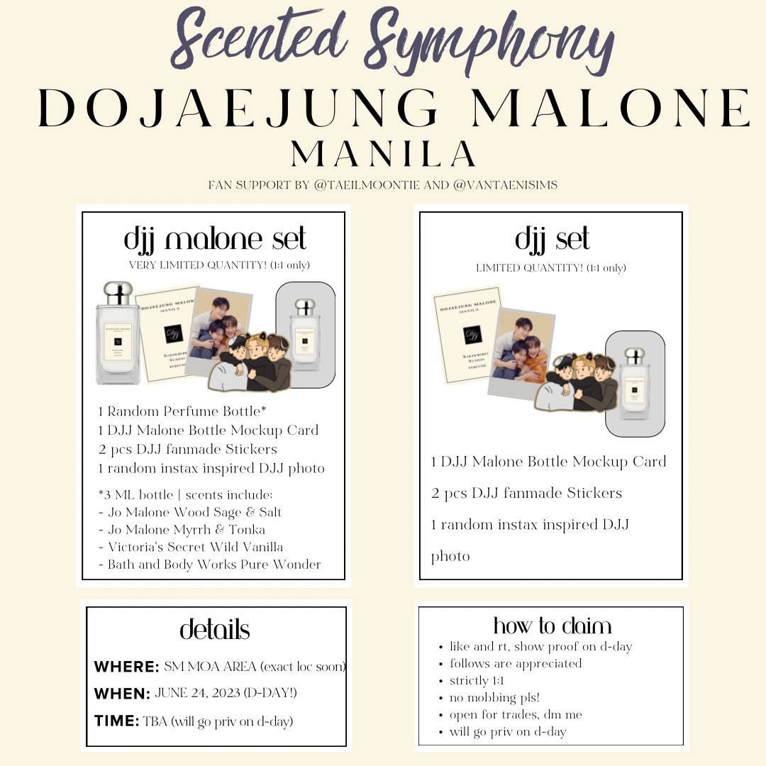 anakngjaedo's tweet photo. ✨ dojaejung malone manila ✨

—  fan support by @taeilmoontie &amp; @VANTAENISIMS 💚

👑like &amp; rt, show proof on dday
👑strictly 1:1 

See you czennies! 

#JAEHYUN #DOYOUNG #JUNGWOO 
#DOJAEJUNG #DOJAEJUNG_Perfume 
#NCT_DOJAEJUNG #NCTDoJaeJung_Manila #DJJ_PerfumesManila https://t.co/lcL20j3aTN