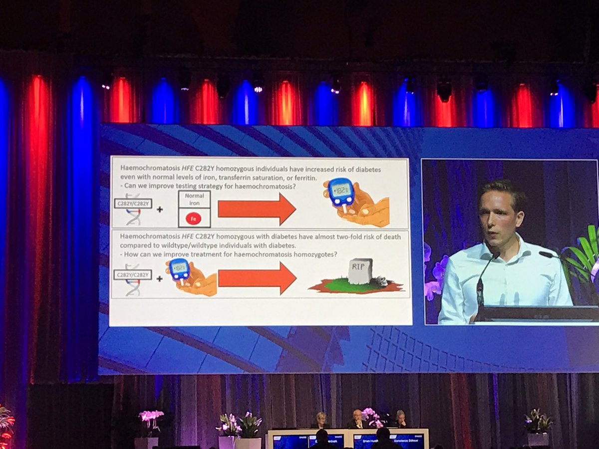 We can avoid haemochromatosis deaths!

What a presentation by first best young abstract winner Mathis Mottelson🎉🎉🎉#EHA2023 @EHA_Hematology