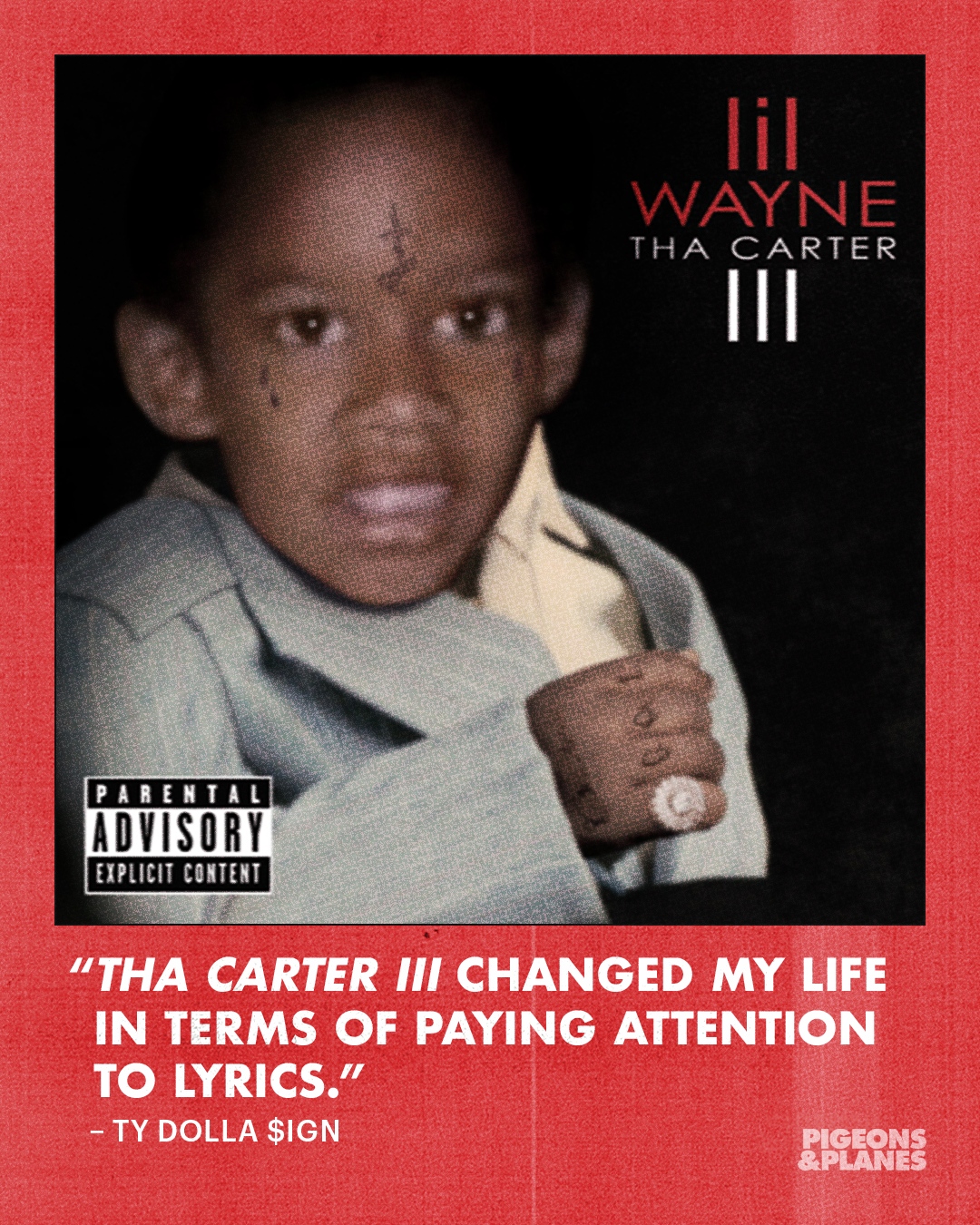 Pigeons & Planes on X: "Today marks 15 years of Lil Wayne's 'Tha Carter III.'  Back in 2018 for the 10 year anniversary Spotify asked rappers what 'Tha  Carter III' meant to