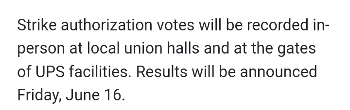 BrJoeBalkis's tweet photo. 6/7/23 #upsNegotiationsUpdate
#2023TeamstersupsContractCampaign
#TeamstersMembers should vote unanimously to authorize a #strike
It doesnt mean we will strike, but the hope is it will pressure not only #upsManagement but #TeamstersOfficers also to #negotiate a better #upsContract https://t.co/AXvLjshkVS