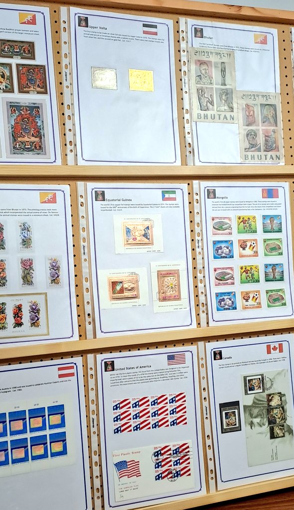 BritishThematic's tweet photo. Some close-ups from Len's presentation. Stamps on cork, a New Zealand rugby shirt, and fish skin from the Faroe Islands! https://t.co/VMVmkGiUrK