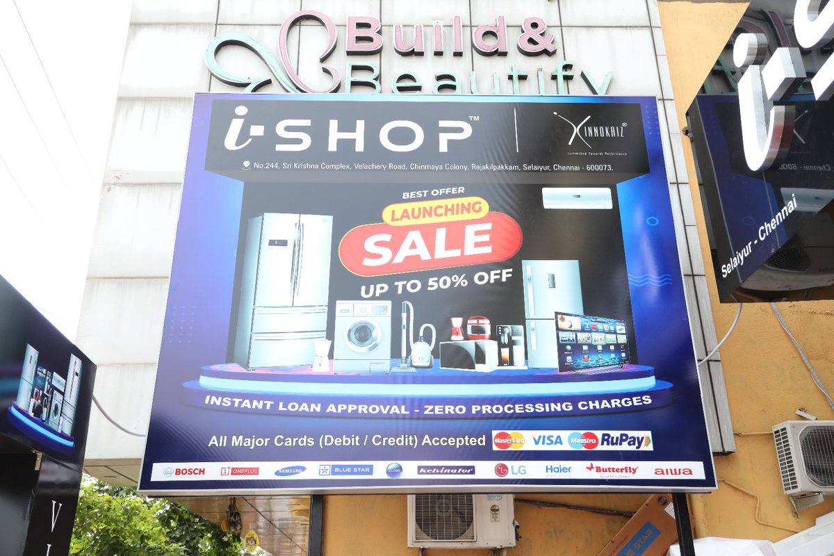 gembrio_media's tweet image. i-SHOP Selaiyur branch Branding and Brand Promotion activites organised by Gembrio Media and Entertainment Pvt Ltd #branchmerchandising #mobilevanbranding #PromotionalActivities #socialevents #schoolpromotions #branding  #decorations #GEMBRIO