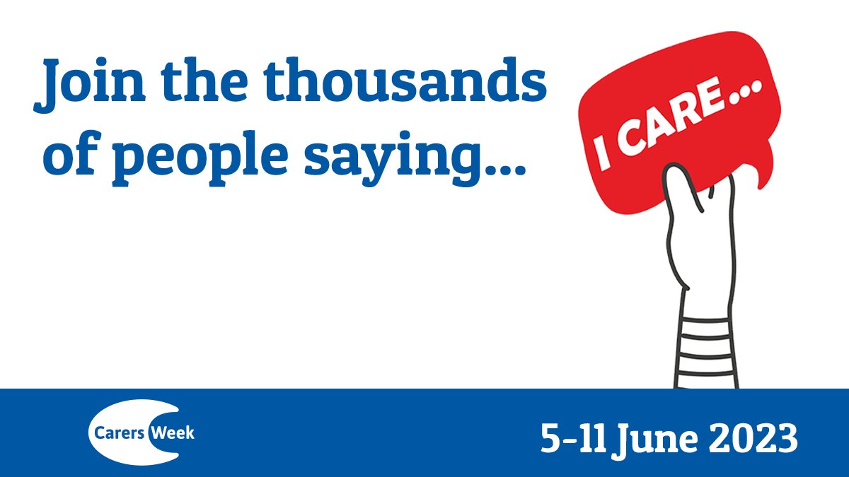 💙 Join us in standing up to say I CARE for #CarersWeek 2023. It’s so important that unpaid carers are recognised for the huge contribution they make to their families and communities. To show your support for carers, say I CARE now 👉 carersweek.org