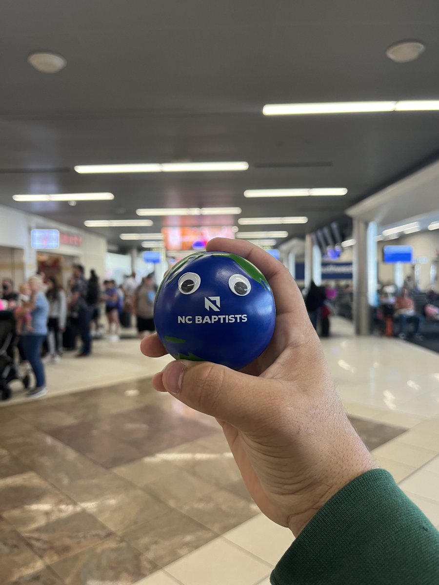 ncbaptist's tweet photo. Meet #TheBaptistBaller! 🌏👋

We're "Big Easy" bound! If you are heading to #SBC23 in #NewOrleans, swing by the N.C. Baptists booth to pick up your very own stress ball. #OnMissionTogether https://t.co/GtTv7C8RzI