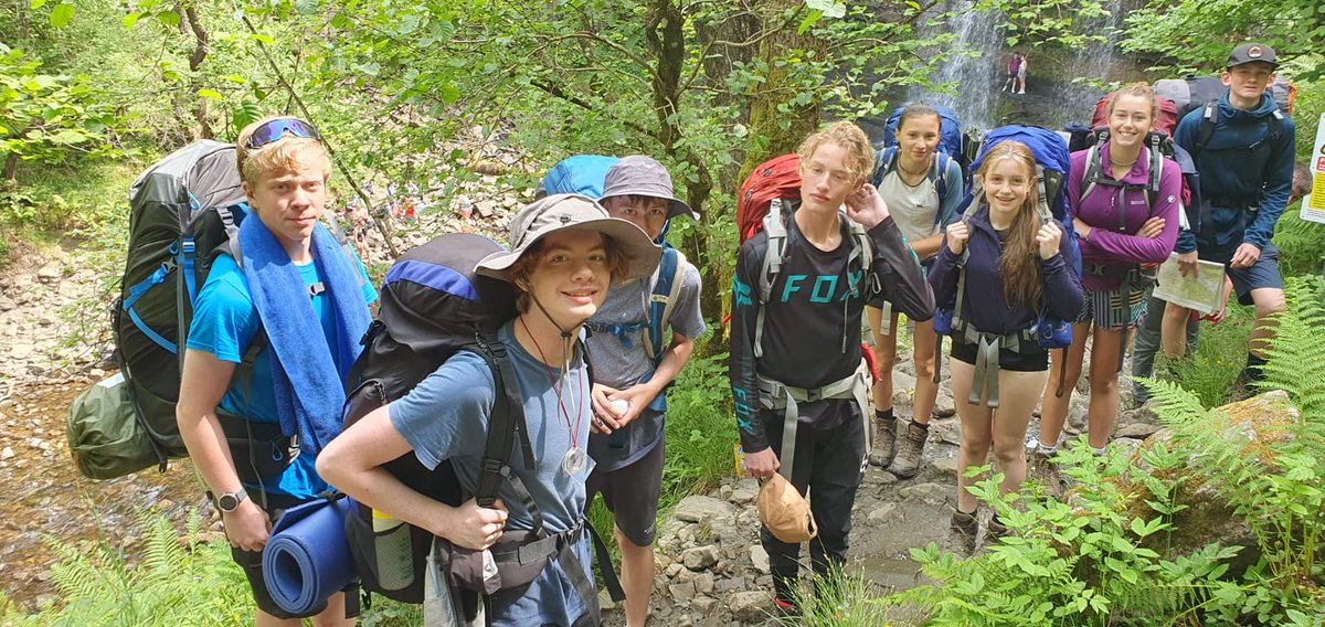 Silver expedition day 3.  Early start and easier last day through the waterfalls in the sunshine.  Pizza to finish.  Assessors and staff are all impressed once again with this fantastic group of students.