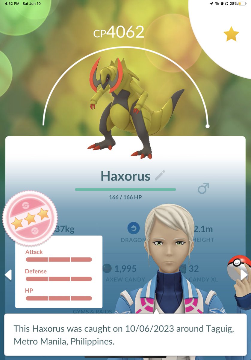 00DCube00's tweet image. What an epic day! Gotcha’d a hundo Axew 🐲💯 during commday and caught a 98 IV shadow Articuno❄️🤏! #PokemonGoCommunityDay #ShadowRaids