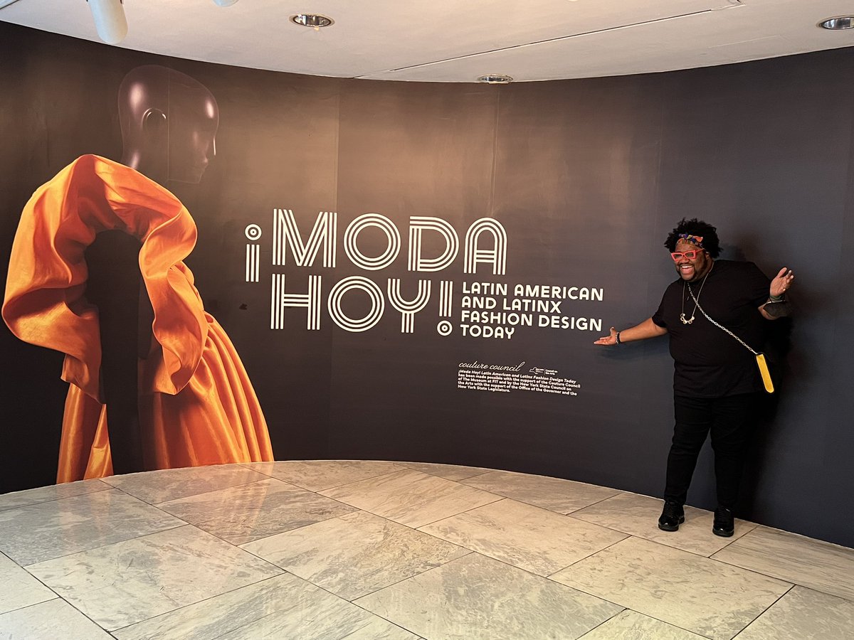 Saw new @museumatFIT exhibition “¡Moda Hoy! Latin American and Latinx Fashion Design Today.” It was terrific! Curated by The Museum at FIT’s Tanya Melendez-Escalante, senior curator of education & public programs, & Melissa Marra-Alvarez, curator of education & research. #fashion