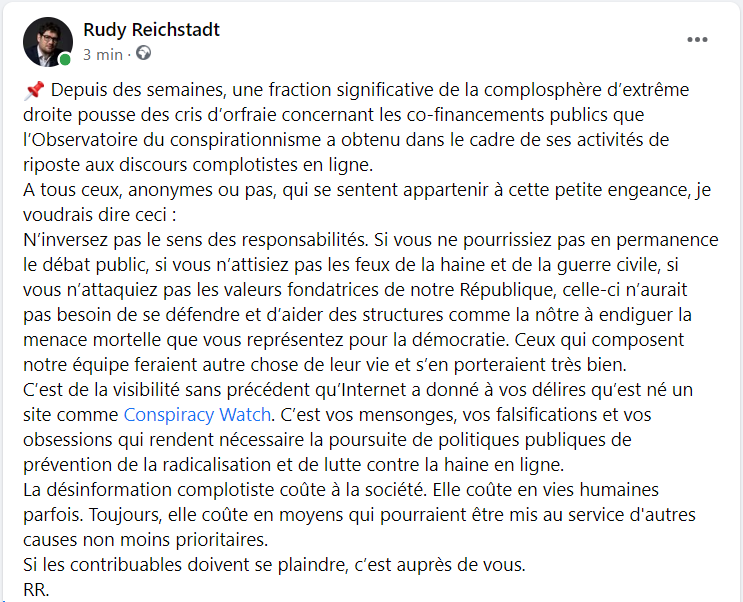 📌Petit message à ceux qui s'y reconnaîtront ⤵️
facebook.com/rudy.reichstad…