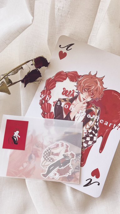 「playing card red hair」 illustration images(Latest)